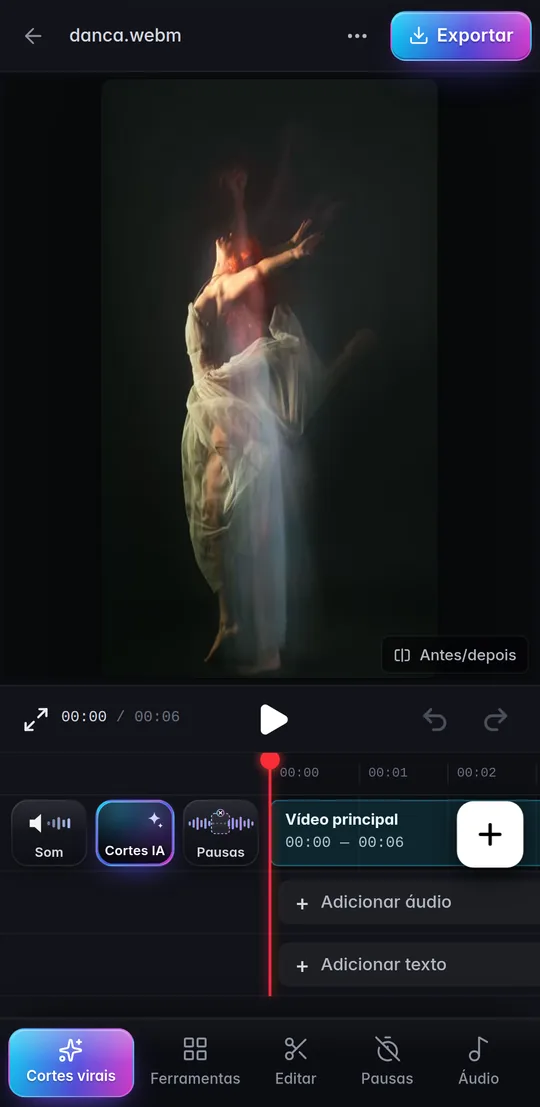 NorForge aberto no celular